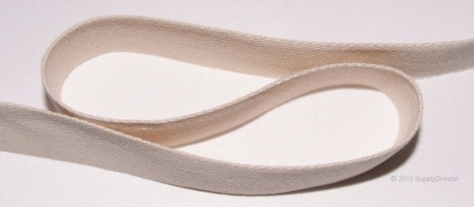 Cotton twill webbing tape 13mm to 50mm
