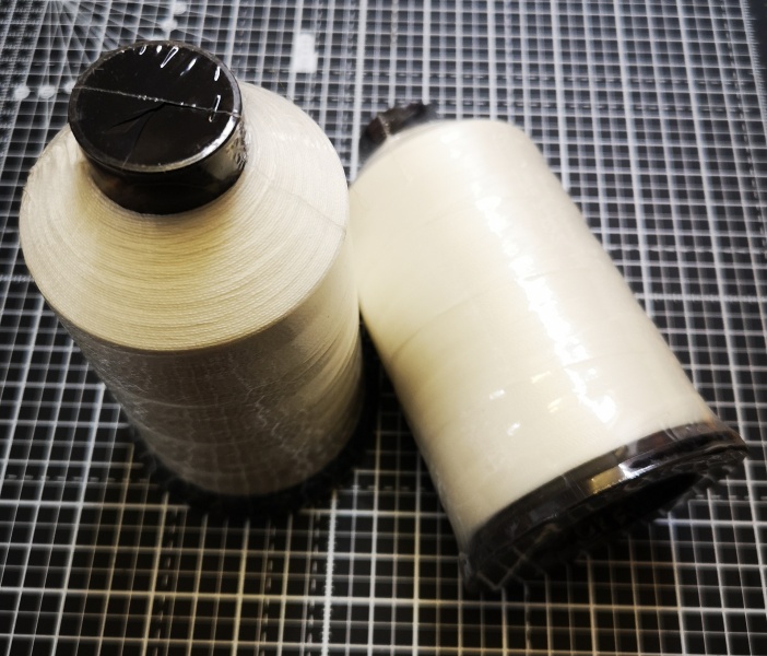 Natural white m60's Bonded nylon 4500m cone