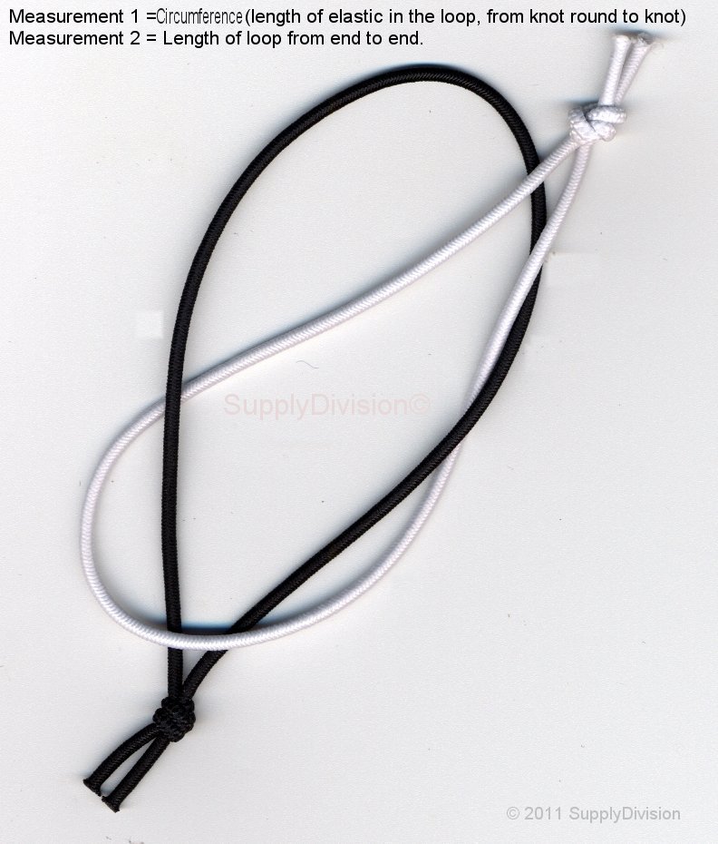 Tied 1mm elastic loops - TrueTrim - Trade Suppliers